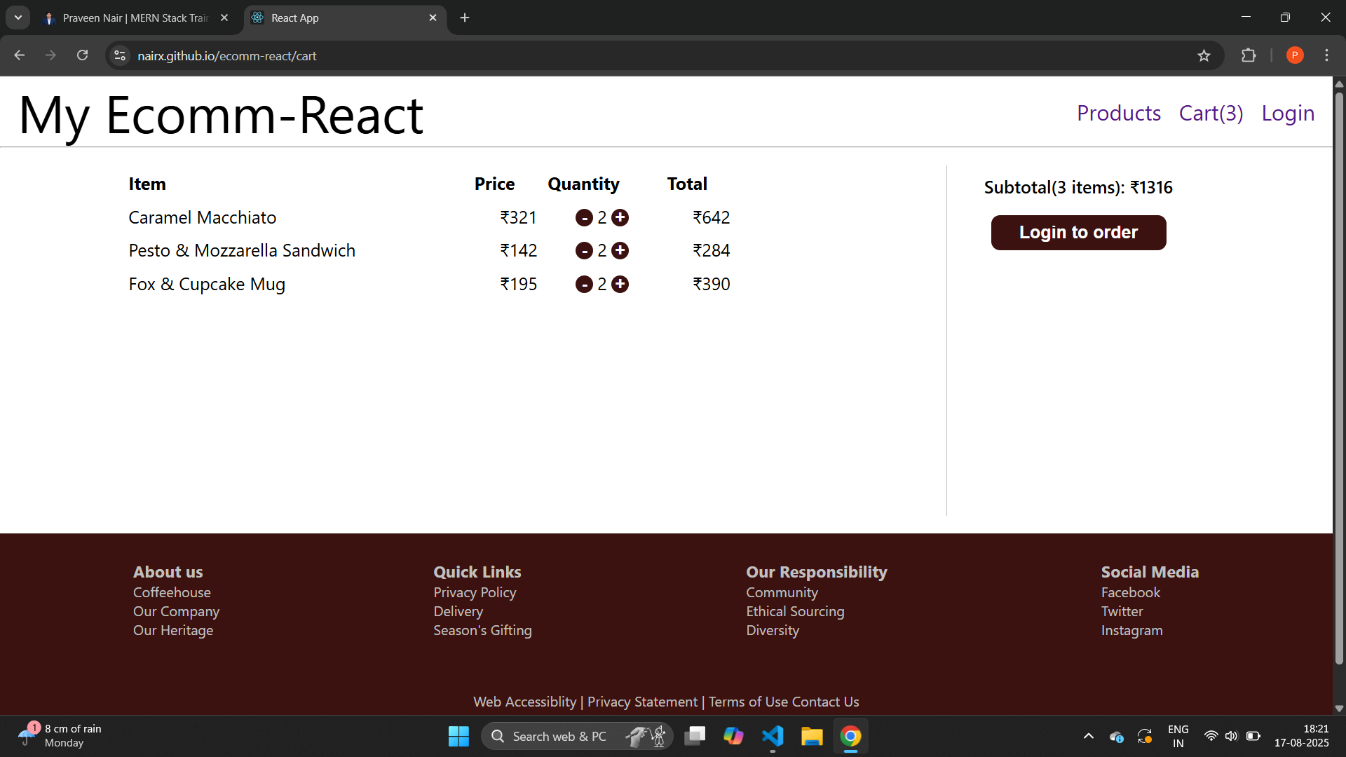 Praveen Nair - MERN, Python and Java Full Stack Trainer